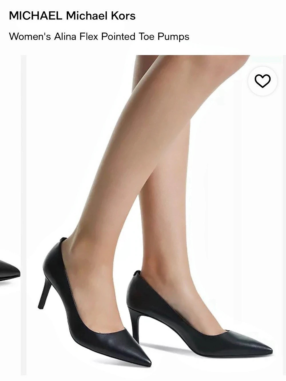 New Michael Kors Alina Flex Pointed Toe Pumps Pointed Toe Pumps in Black